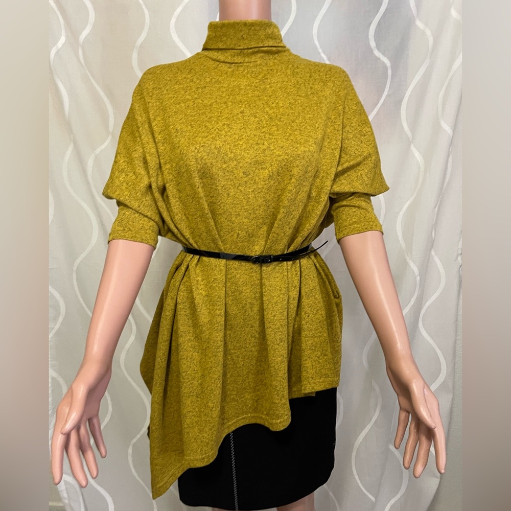 STYLEWE turtleneck poncho sweater